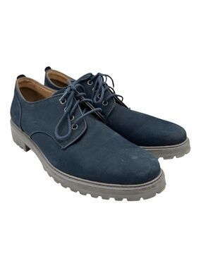 Mark Nason Men's Blue Lace-Up Casual Shoes